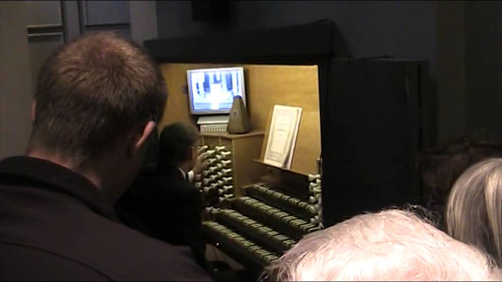50 Jahre  Wiederaufbau St. Andreaskirche Hildesheim 2015 : Orgelführung