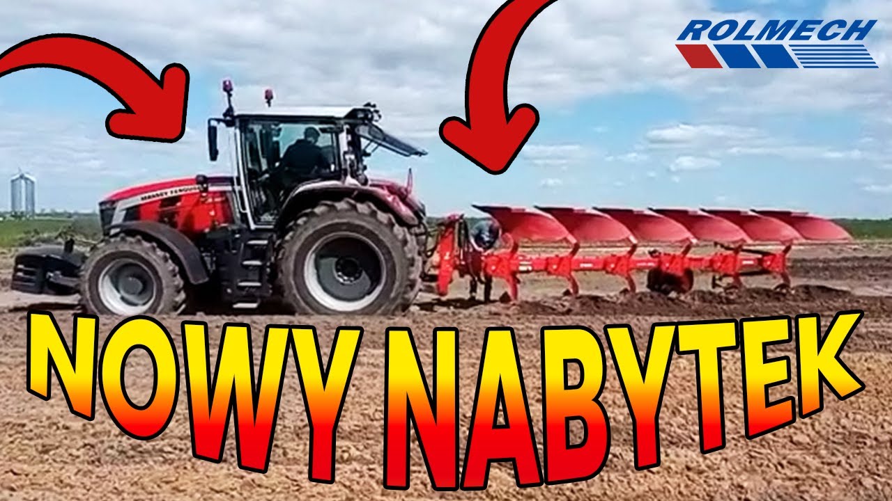 Pług 6 skibowy AKPIL w akcji | ROLMECH