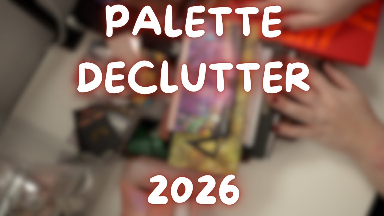 A third of my palettes gone? Palette Declutter 2026