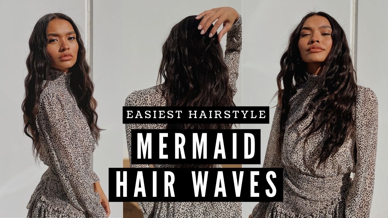 THE EASIEST HAIR STYLE EVER: MERMAID WAVES TUTORIAL || NICOLE ELISE