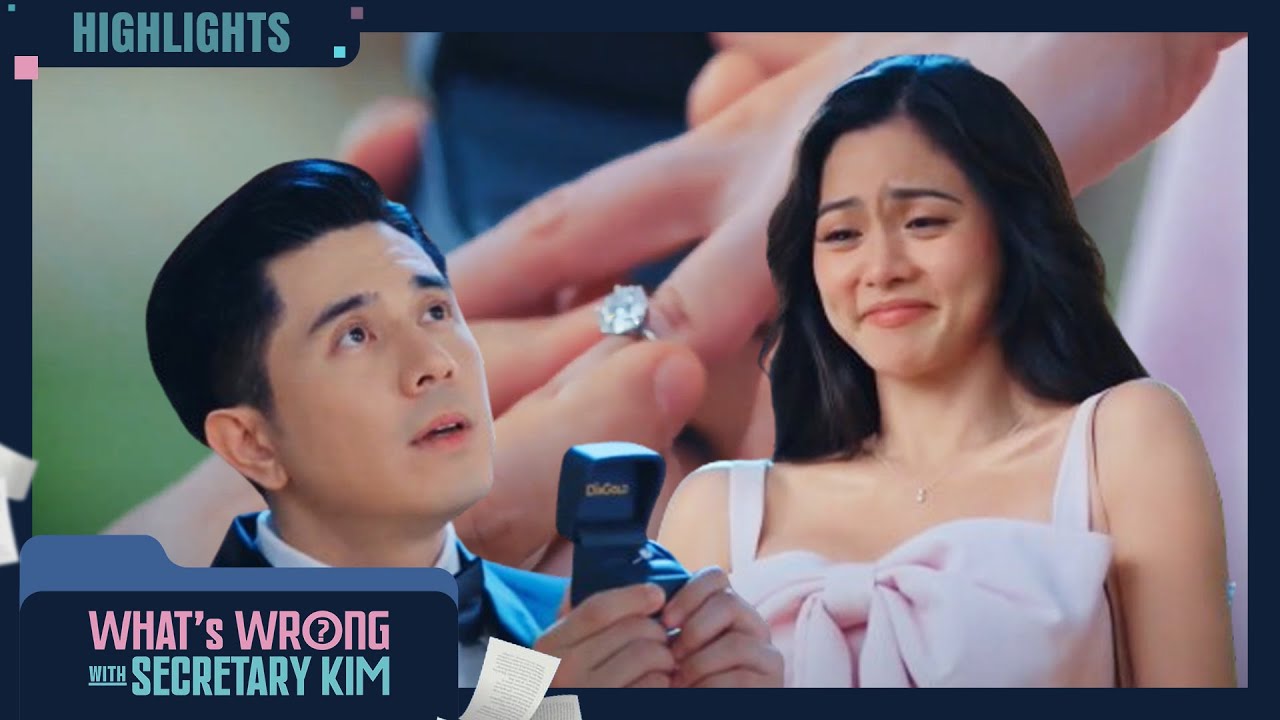 Brandon's thrilling wedding proposal for Kim | What's Wrong With Secretary Kim