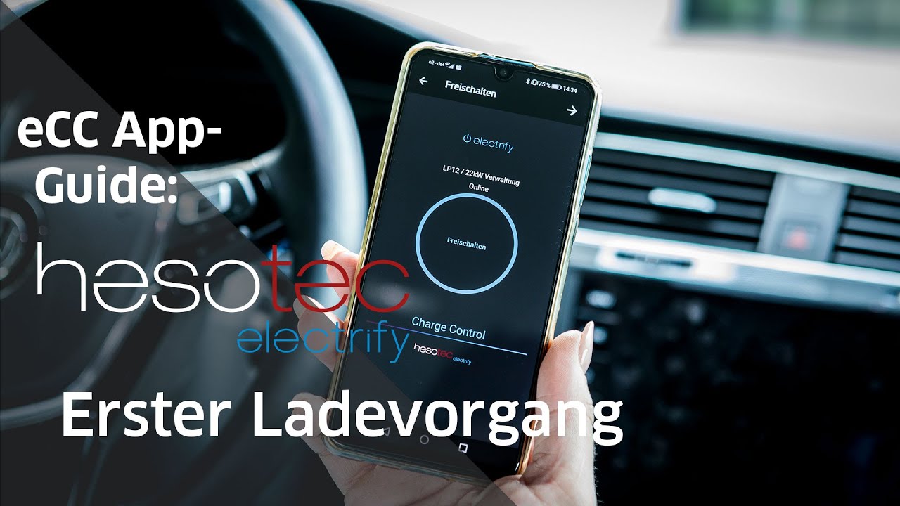electrify Charge Control App - Guide: Erster Ladevorgang