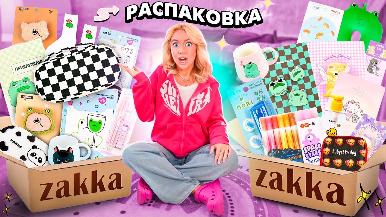большая распаковка ZAKKA! back to school 2023 // канцелярия и милые штучки