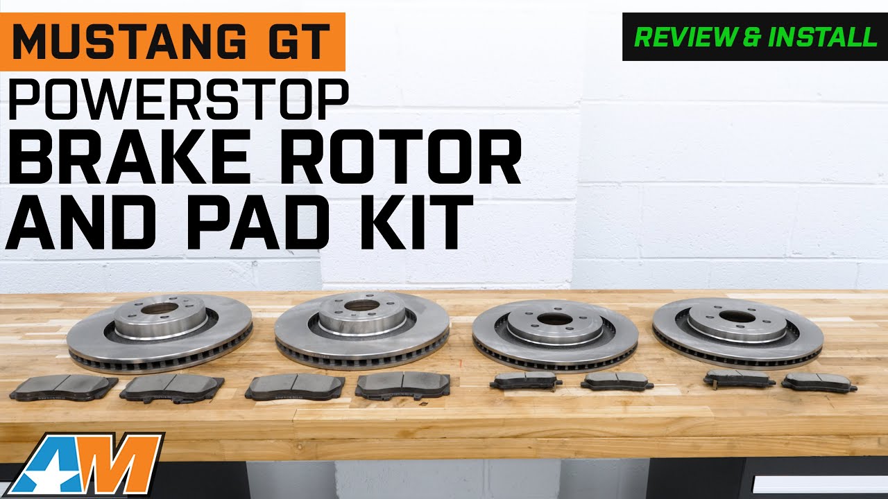 2015-2023 Mustang GT PowerStop OE Replacement Brake Rotor and Pad Kit Review & Install