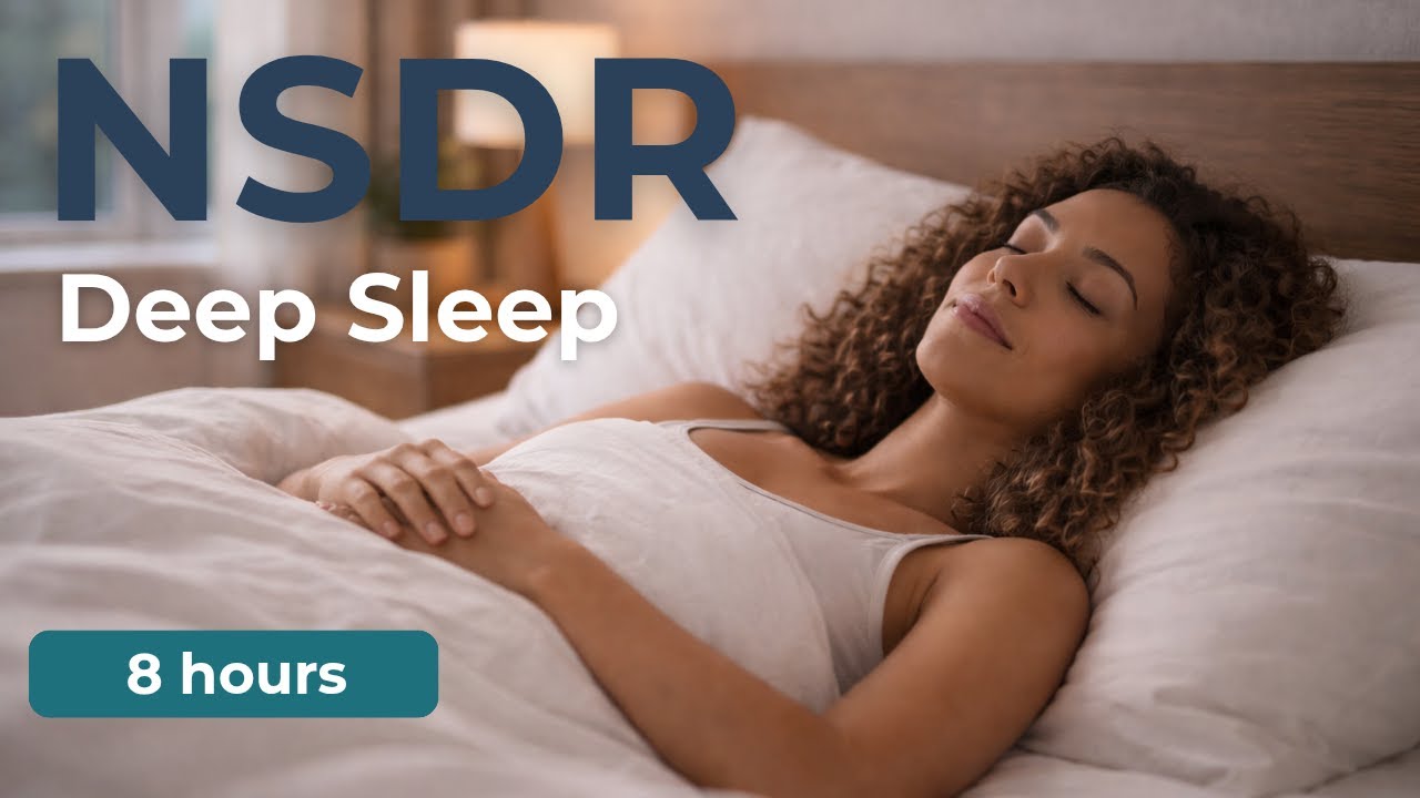 Yoga Nidra for Deep Sleep + 8 Hour Sleep Soundscape | All-Night Support