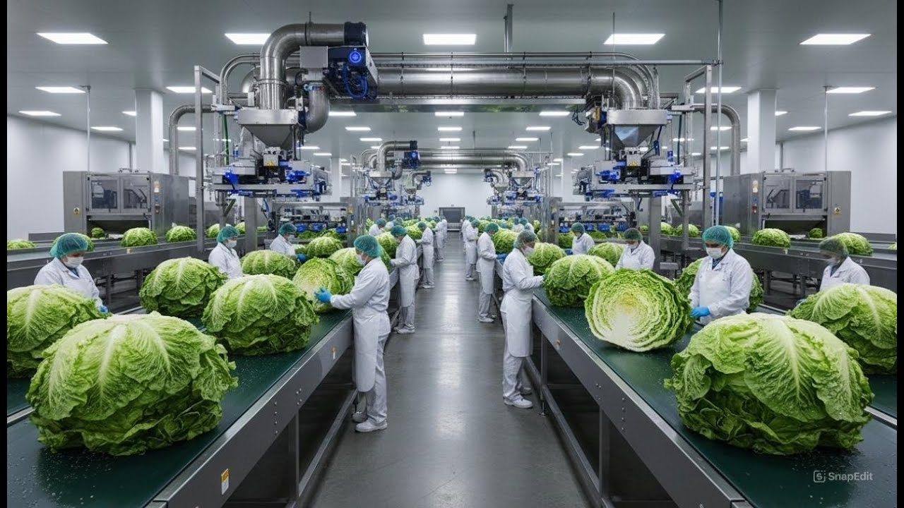 Inside the Lettuce Factory &ndash; From Lettuce to Salad & Frozen | Industrial Automation