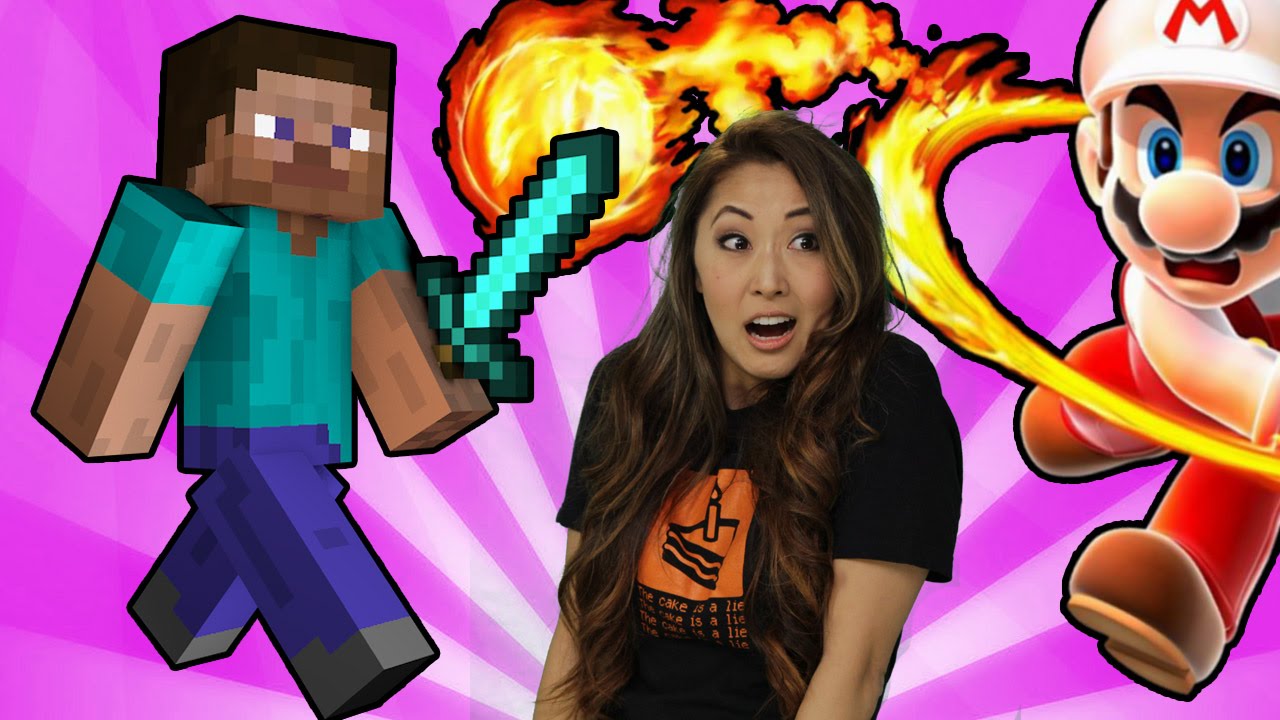 MINECRAFT STEVE FIGHTS SUPER MARIO!?!