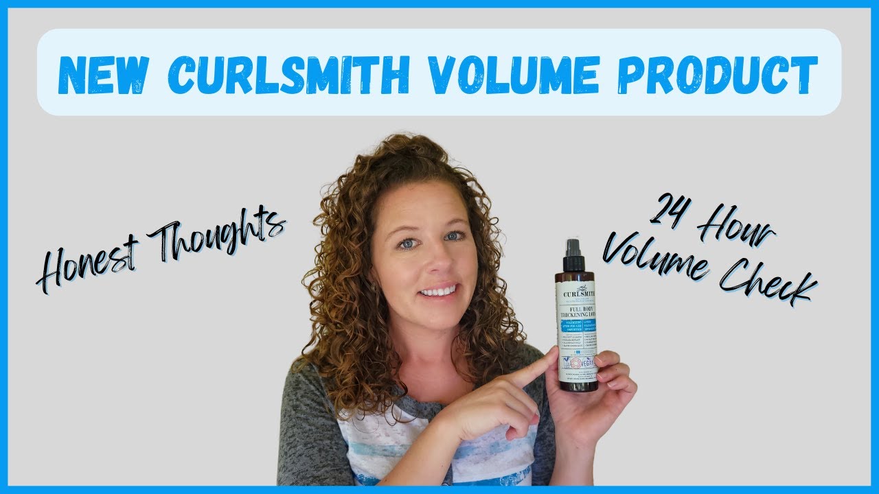 New Curlsmith Product! Does It Give Me the Volume I Want? | Curlsmith Full Body Thickening Lotion |