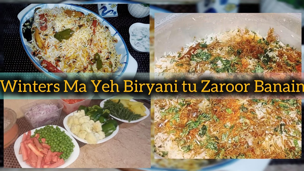 Aj Hum Ne Khaney Ma Buhat Hi Light |  Mazey Ma Buhat hi Lazeez | Vegetable Biryani | #Biryani #food