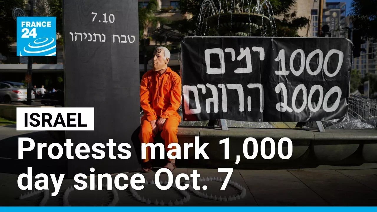 Israel and Gaza mark 1,000 days since the October 7 attacks and the start of the war &bull; FRANCE 24