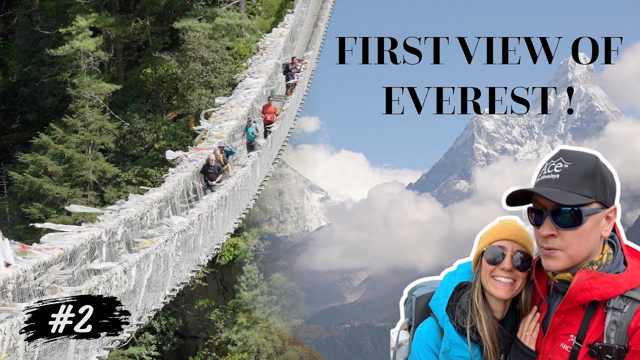 Idziemy do Namche Bazaar! 🌉 Jeden z najwyższych most&oacute;w w Nepalu | Trekking do EBC #2
