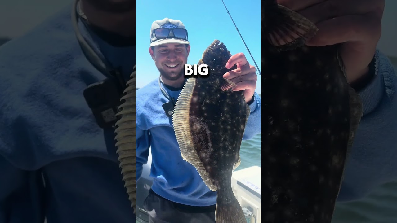 Eating the first fish that I catch. Long Island Fluke catch and cook #fishingmethods