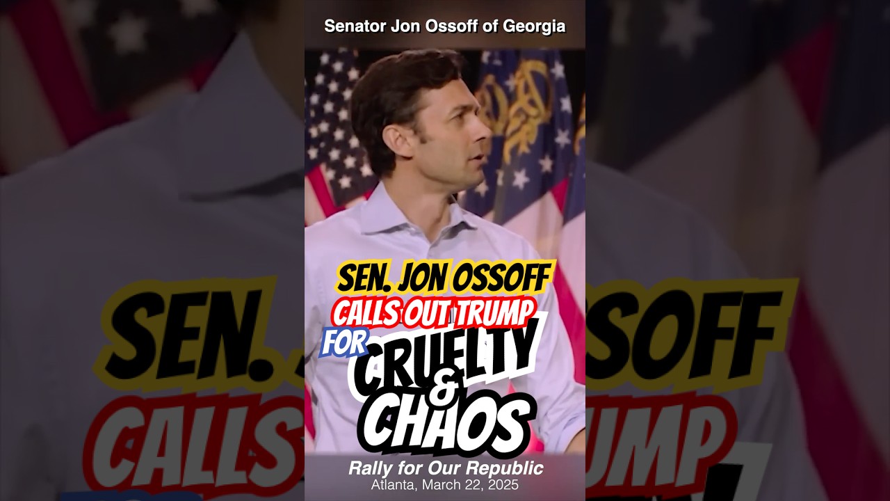 Senator Jon Ossoff Speech at Rally for Our Republic