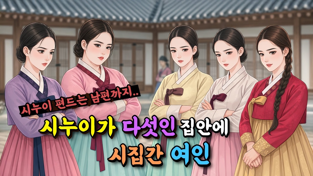 시누이가 다섯인 집안에 시집간 여인, 시누이 편드는 남편까지.. 결국 이겨낸 며느리 | 야담·설화·민담·전설·옛날이야기·수면동화·오디오북 |
