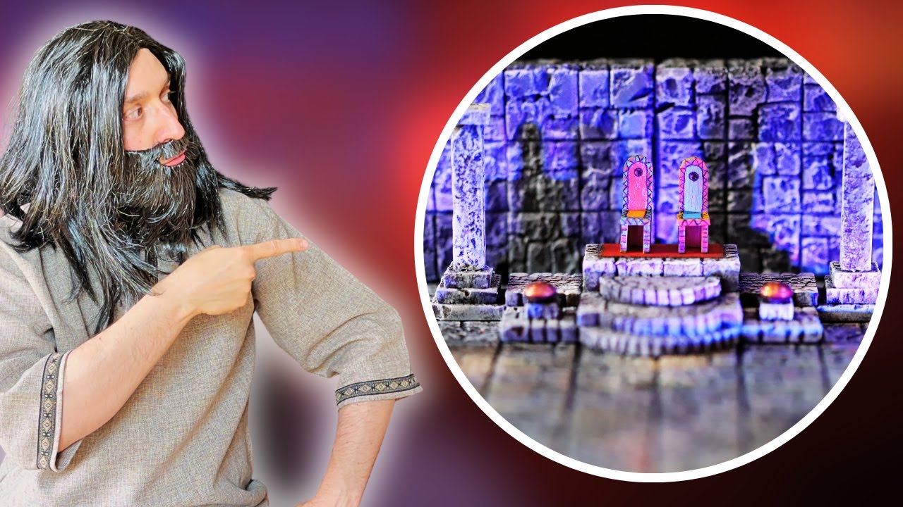 Je fabrique une salle du trône pour un donjon modulable !
