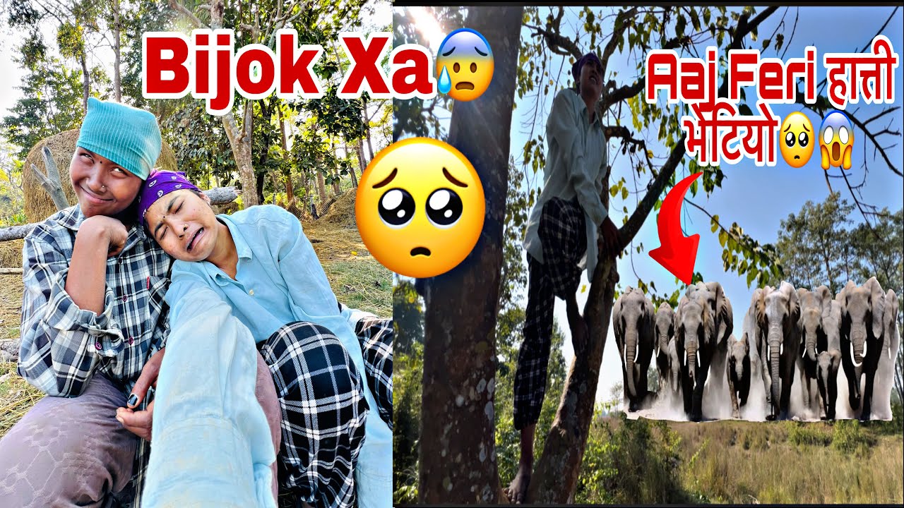 JINA MUSKIL GAREXAN HATTIHARU😭||Bich Baato Maa Asto Vyou🥺||Sanjana❤️Tharu||vlog🥀