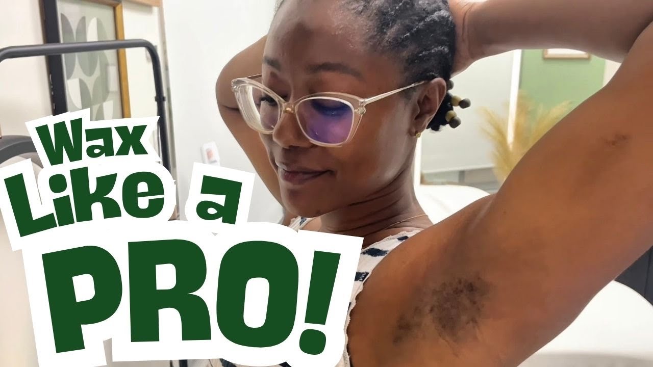 WAX YOUR OWN UNDERARMS | Using Mermaid Wax Signature Series ELECTRA 🩵