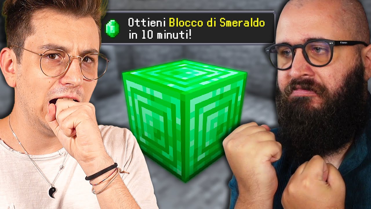 Sfido @hemerald ad una Blockrun di Minecraft