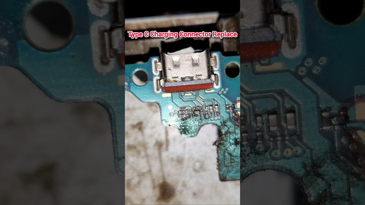 ✅️ Charging Connector Change Easley #shorts #trending #repair #soldering