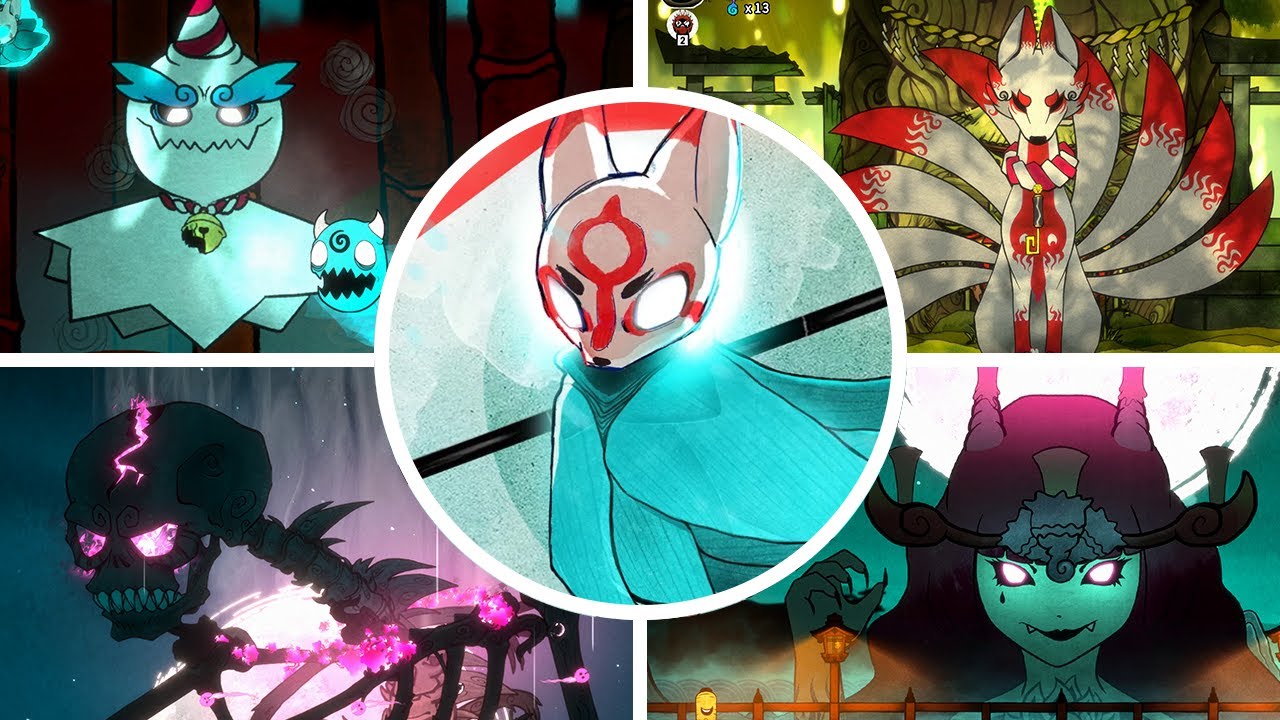Bō: Path of the Teal Lotus - All Bosses & Ending