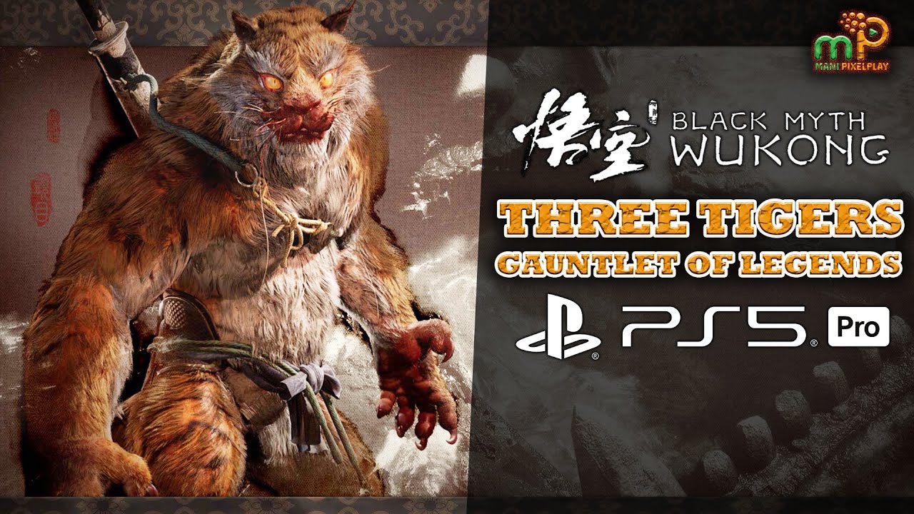 Black Myth Wukong-Gauntlet Of Legends Challenge Three Tigers | PS5 Pro