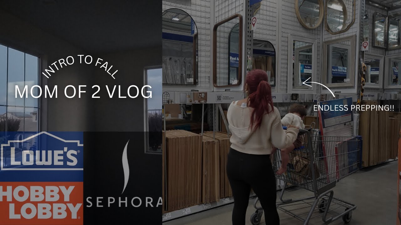 22-летняя мама двоих детей. Видеоблог✨ Магазин + Введение в осень 🍁🍂🎃