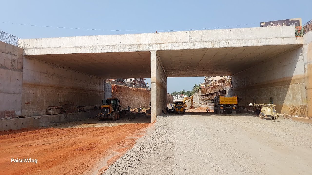 NH66 KASARAGOD /ഹോസ്സങ്ങാടി ഓവർ പാസ് അവസാനഘട്ടത്തിൽ /പോസോട്ട് പാലം പണി പുരോഗമിക്കുന്നു