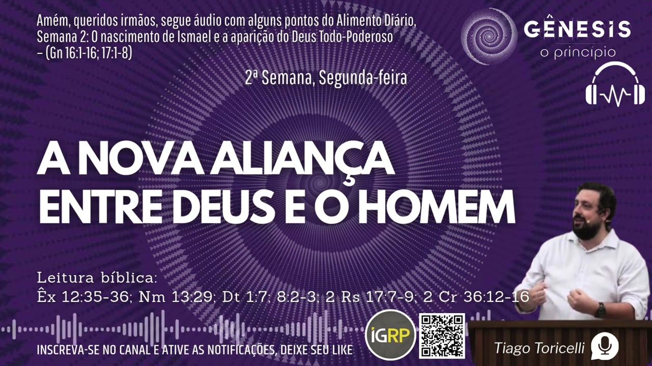 Áudio com alguns pontos do Alimento Diário