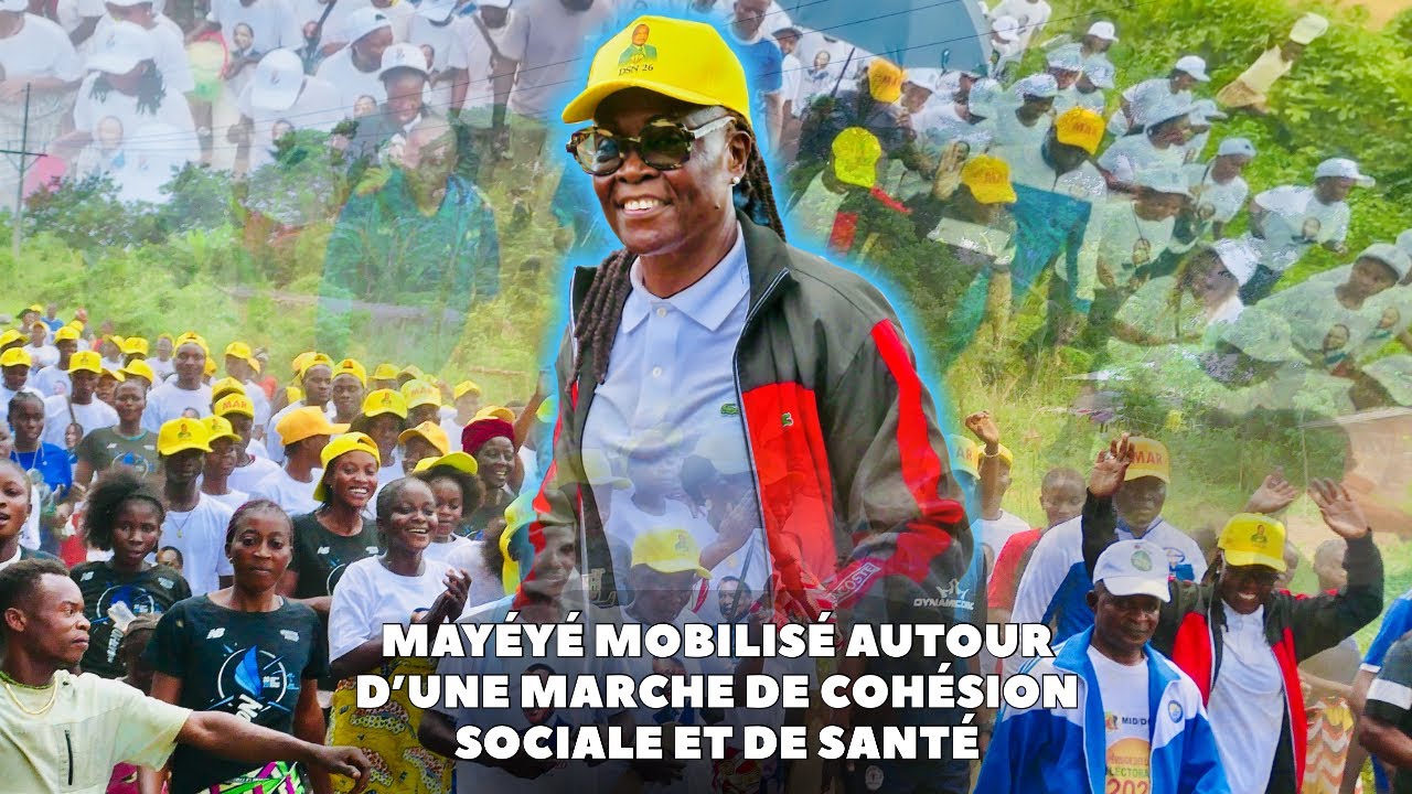 Mayéyé mobilisé autour d’une marche de cohésion sociale et de santé dans 20 village et 4 quartiers