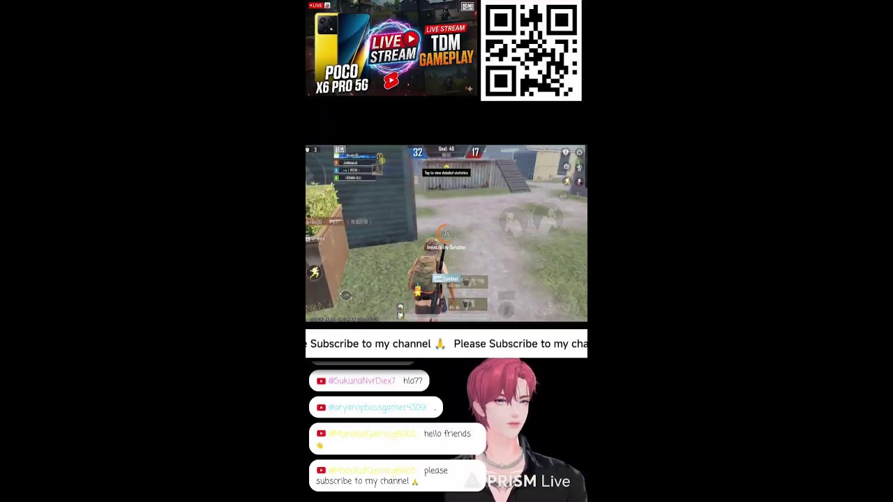 Poco X6 Pro 5g PUBG BGMI live stream 