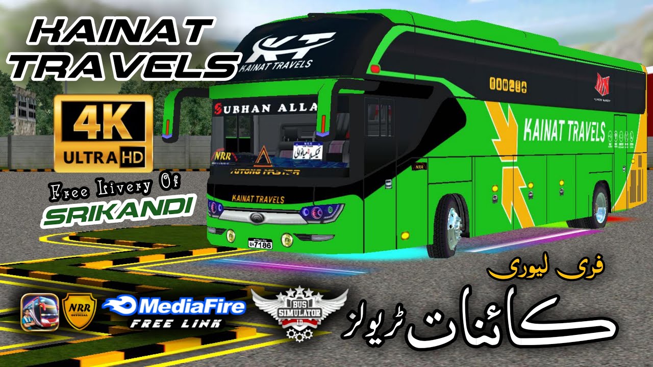 Kainat Travels Mianwali | Kainat Travels Livery | Yutong Master Liveries | KTS | NRR Official PK