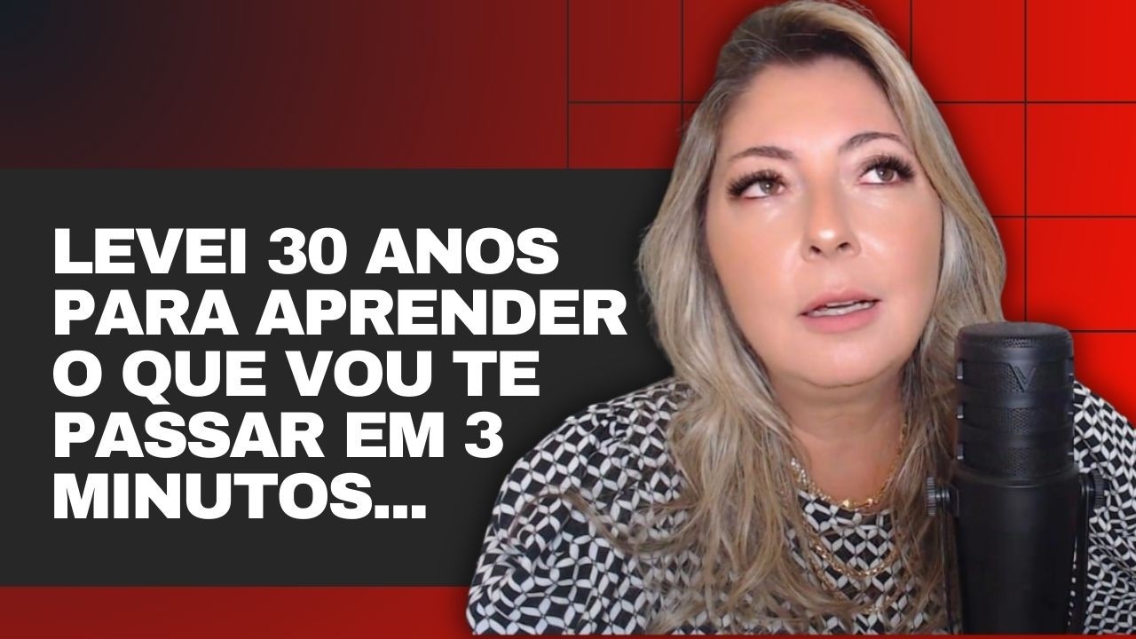 Levei mais de 30 anos para aprender isso