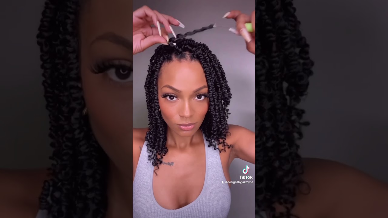 Easy crochet passion twist tutorial | designs by jazmyne | amazon hair | #protectivestyles #hair