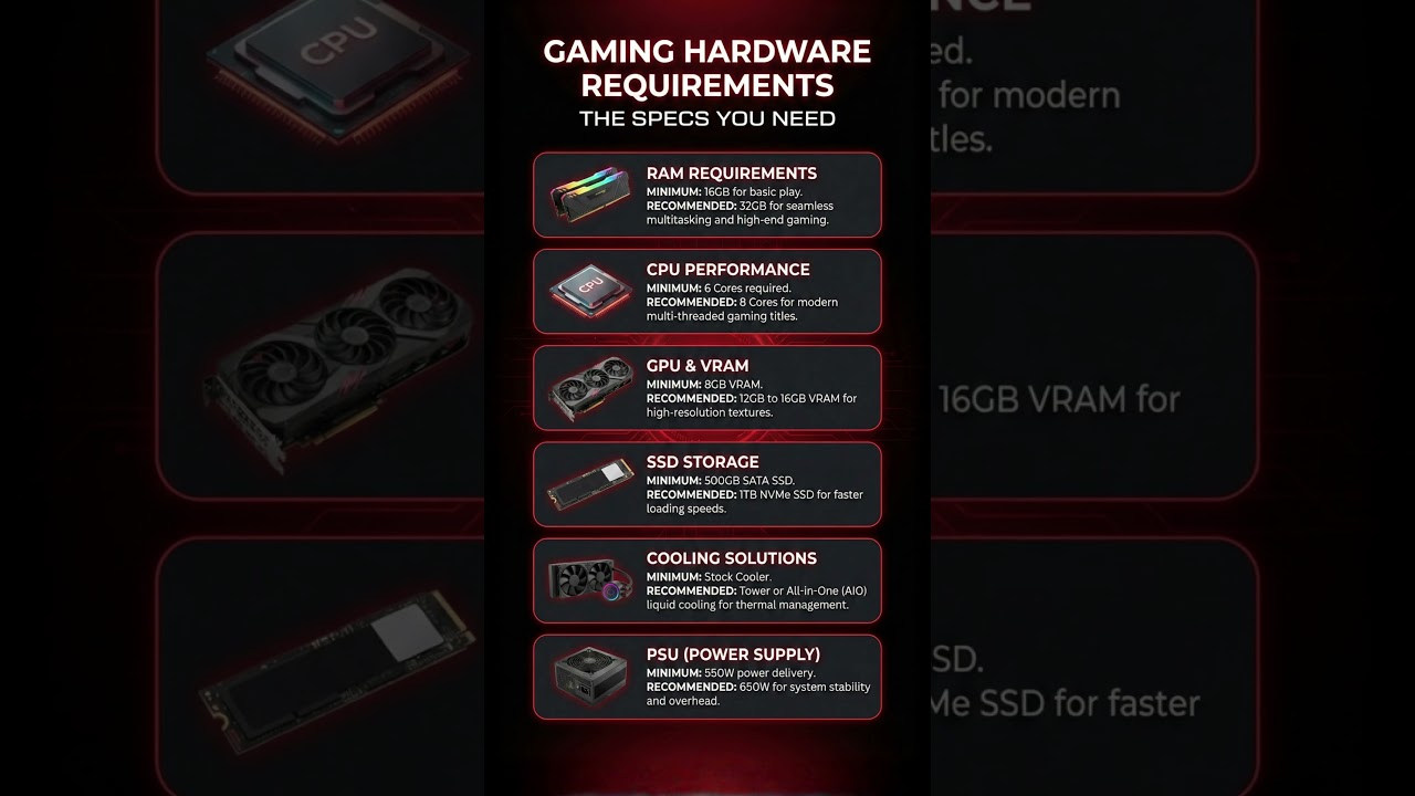 Gaming PC Requirements 2026 🔥 These Specs Decide Your FPS