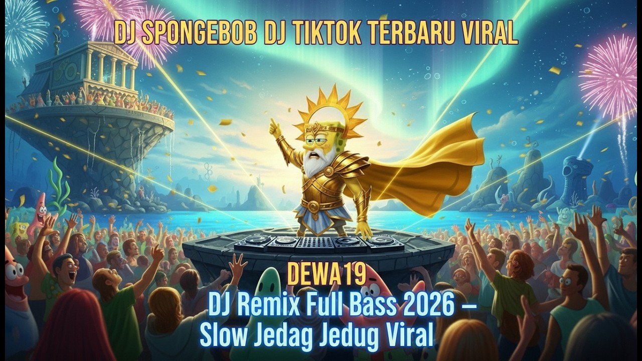 [tanpa iklan] DJ SPONGEBOB | DEWA19 REMIX FULL BASS 2026 🎶🎶