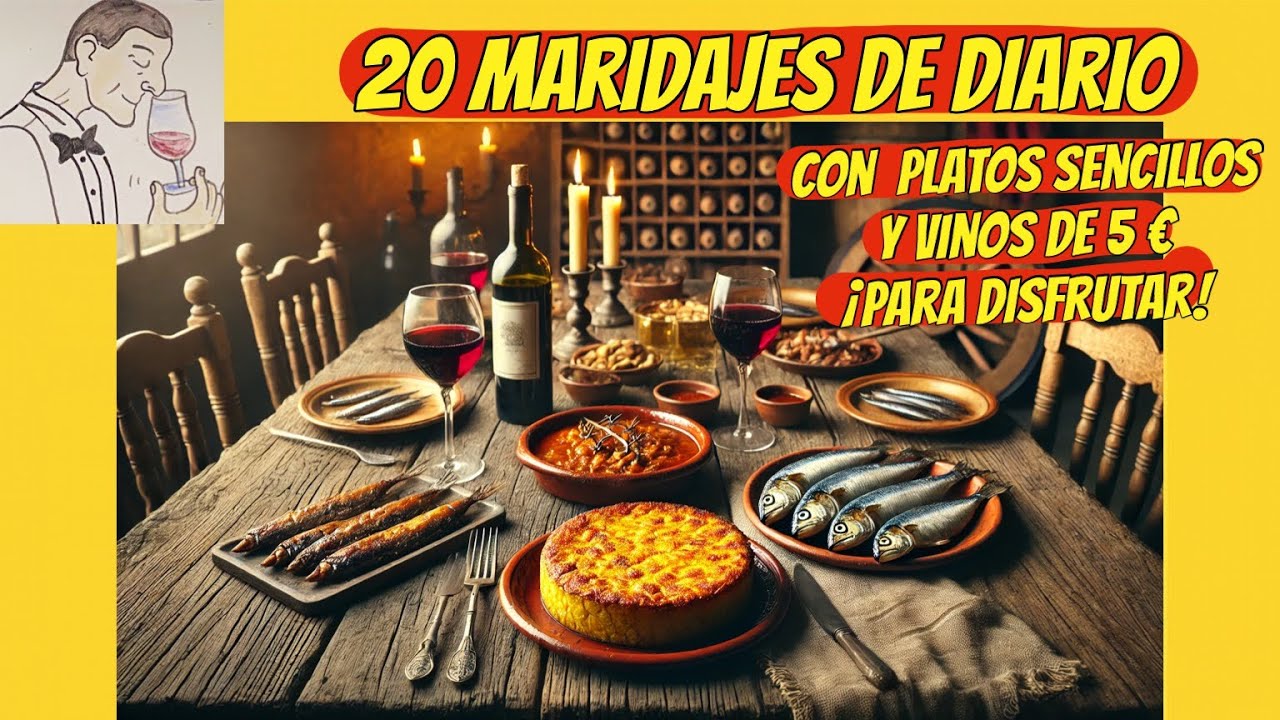 (332) 20 MARIDAJES DE DIARIO CON SUPERVINOS DE 5 &euro; &iexcl; Para disfrutar cada d&iacute;a!