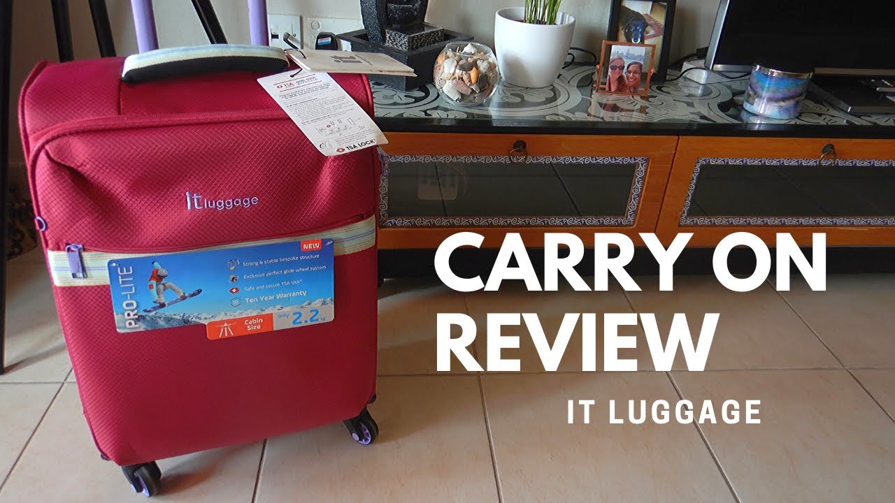 It luggage review, carry on suitcase