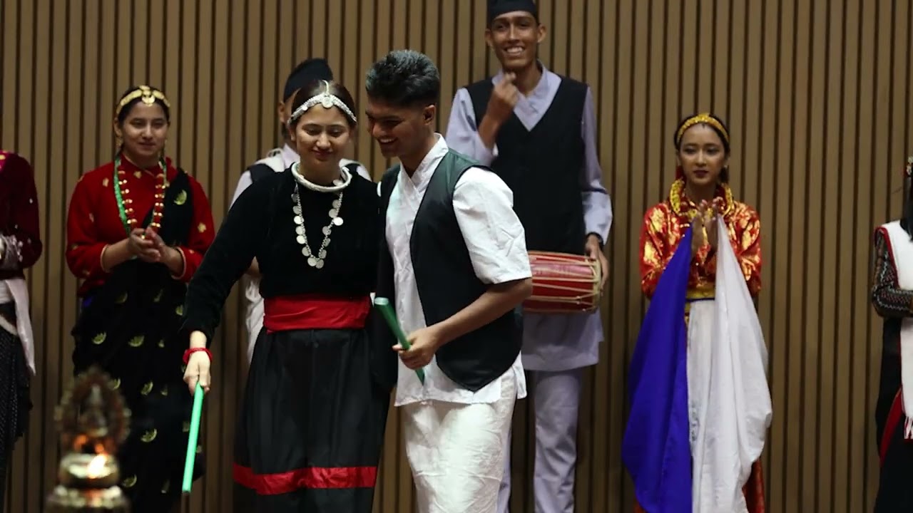Nepali Cultural Dance performed by Panacea Students on Panacea Day 2025
