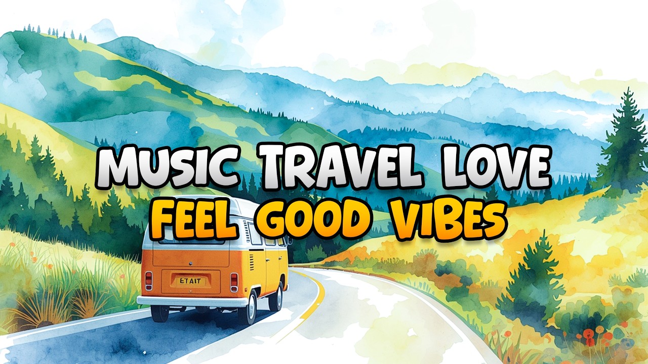 Music Travel Love Vibes 🌍 | Feel Good Songs for Road Trip & Healing | Road Trip Feel Good Playlist