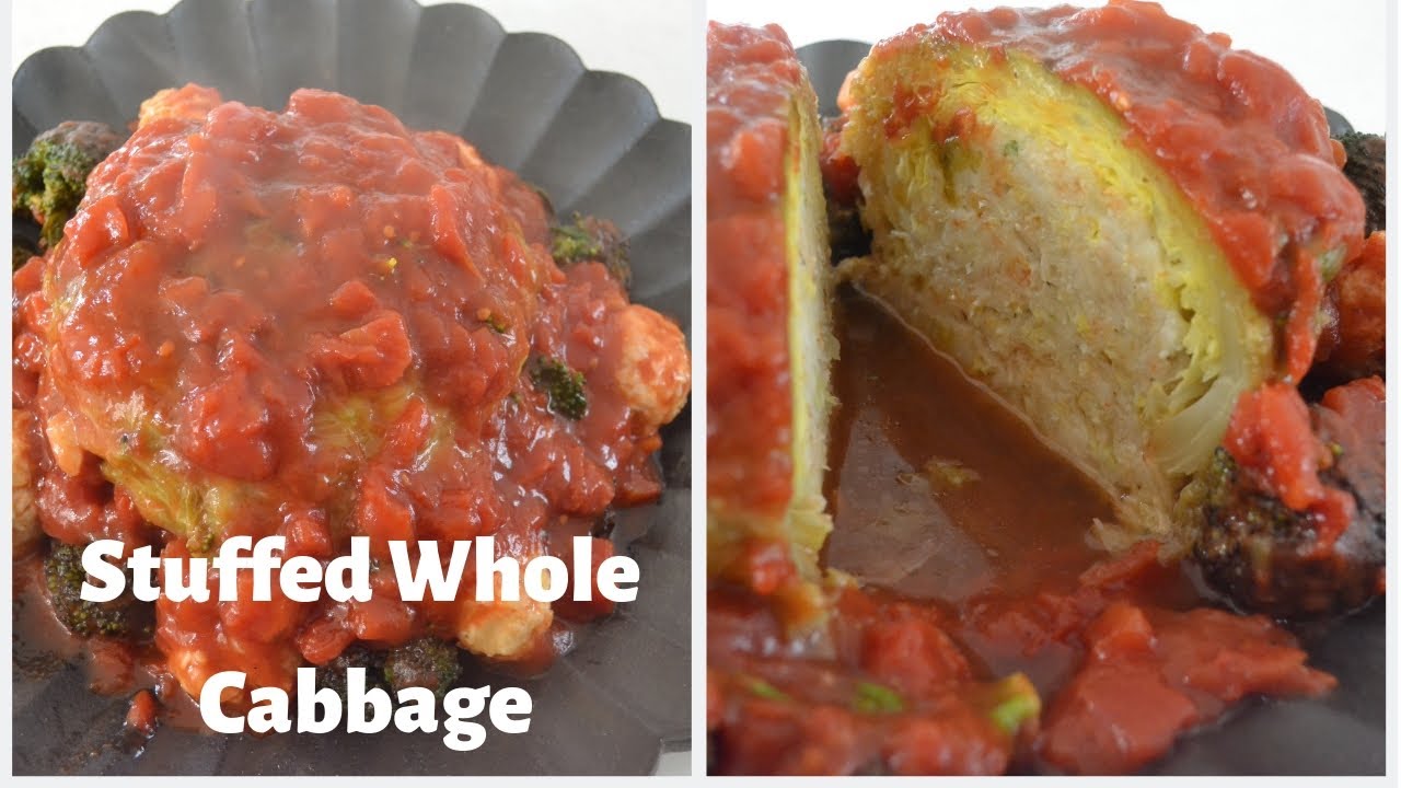 How to make ★Stuffed whole cabbage★丸ごとロールキャベツの作り方（EP94）