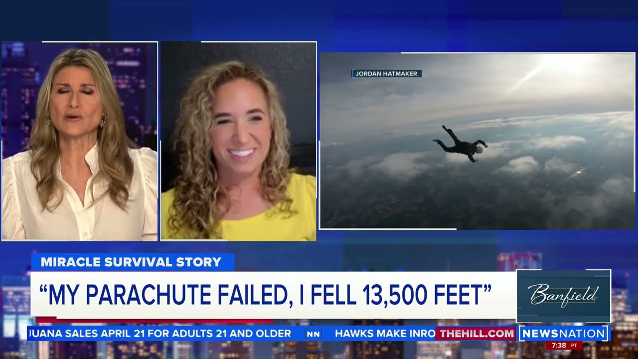 Skydiver survives hitting ground at 80mph | Banfield