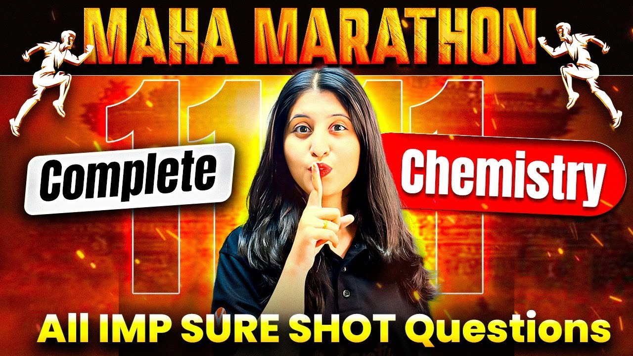 CHEMISTRY MAHA-MARATHON: Full Syllabus Revision + Sure Shot Questions! 🔥 HSC 2026 | Siona Ma'am