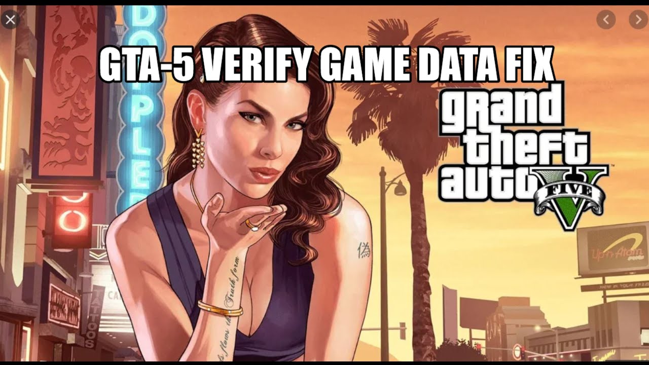 FIX GTA-5 VERIFY GAME DATA FIX !!  SUBSCRIBE MY CHANNEL IF WORKS !!