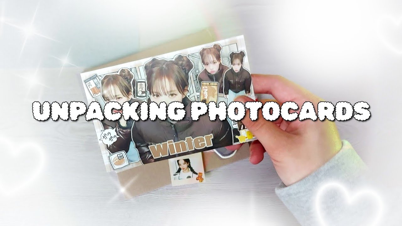 РАСПАКОВКА K-POP КАРТ (aespa, IVE, CRAVITY, MONSTA X) | unpacking photocards