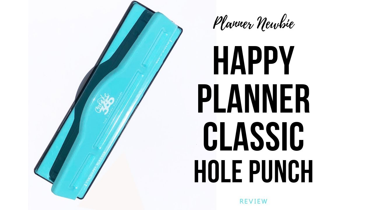 HAPPY PLANNER | Classic Hole Punch Review | PLANNER NEWBIE