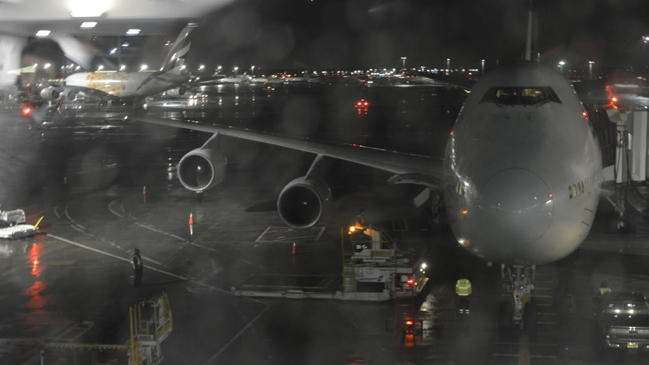 ELAL B747-400 LY008 full flight from New York JFK to Tel Aviv