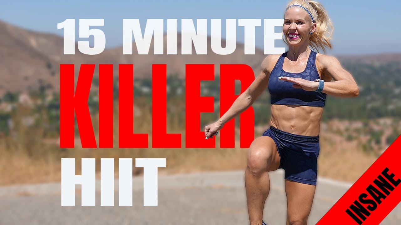 15 MINUTE HIGH IMPACT HIIT | Killer Cardio Workout | No Equipment