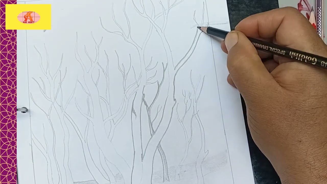 THE FOREST WINTER PINTING. 