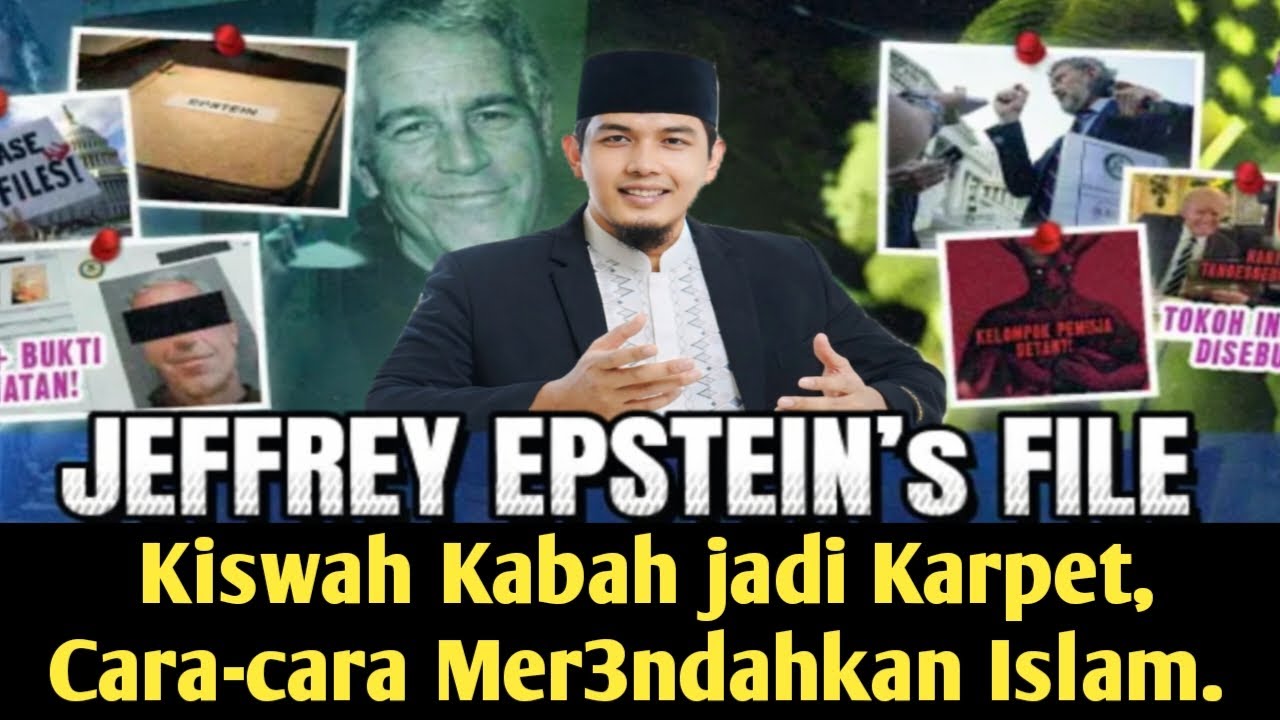 Innalillahi!! Kiswah Ka'bah dijadikan Karpet. File's epstein, mereka ingin menjatuhkan 1sl4m