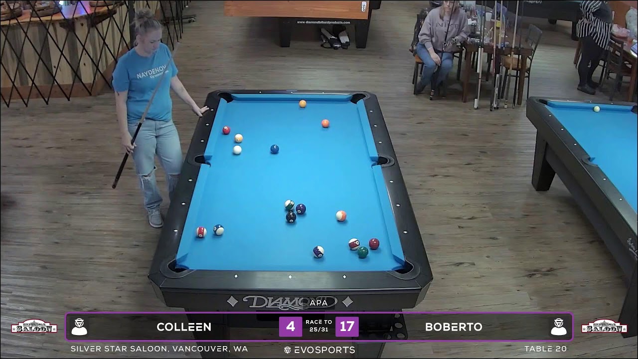 COLLEEN vs BOBERTO - SILVER STAR SALOON - TABLE 20 | EvoSports